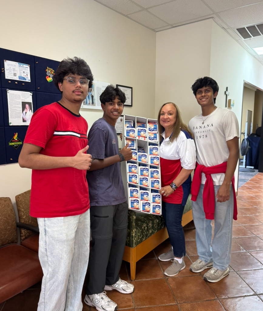 Team at the distribution center
