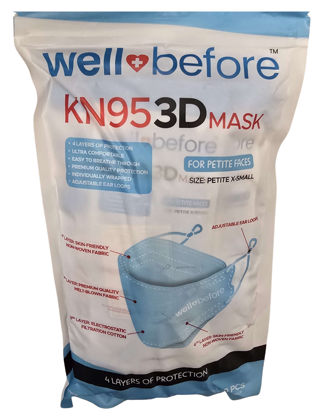 Box of WellBefore KN95 masks